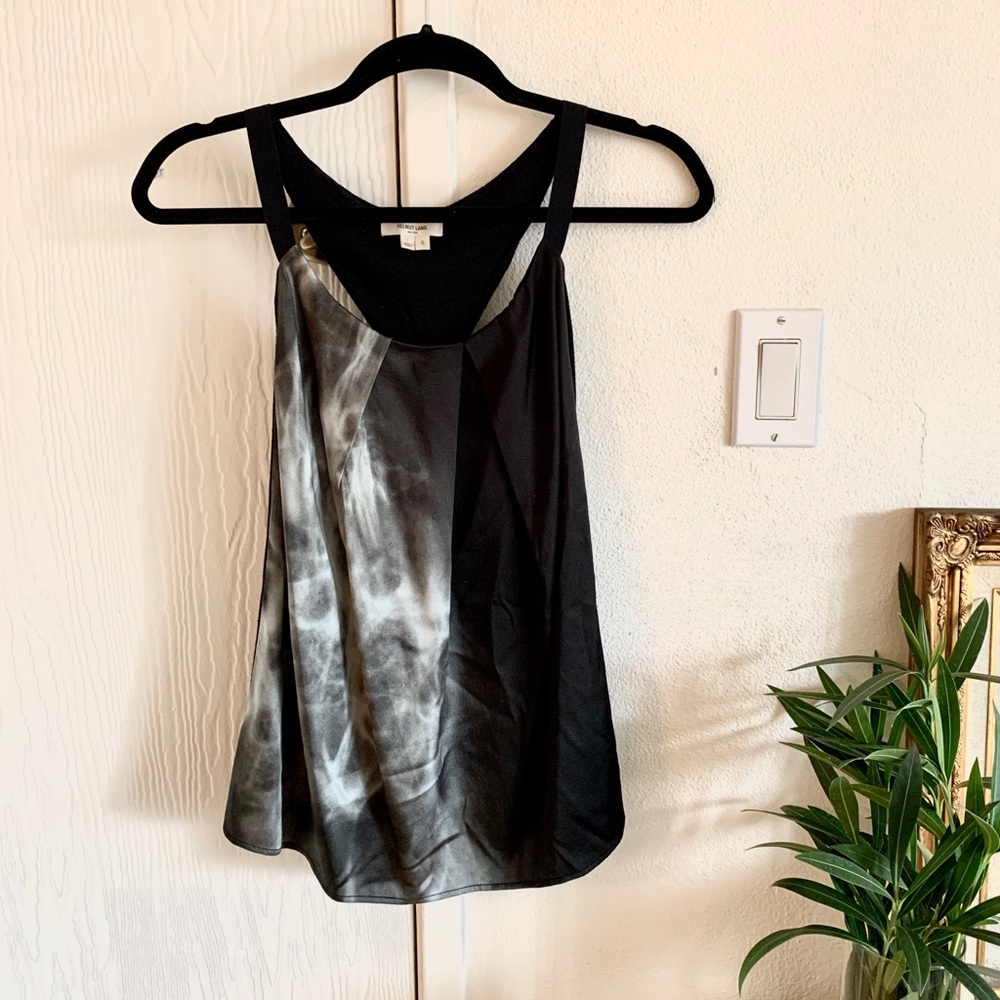 HELMUT LANG Silky marble tank top S